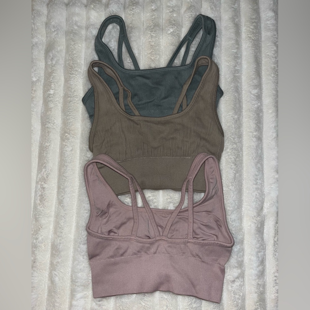 Aerie ribbed seamless bralettes